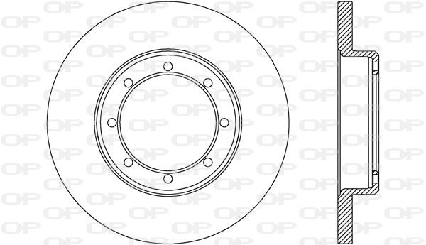 OPEN PARTS Bremžu diski BDA2655.10